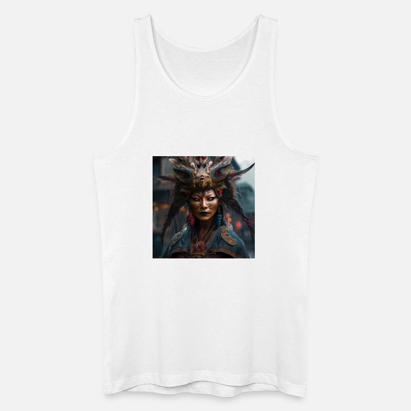 Heiterer Geist - Männer Bio Tank Top - Weiß