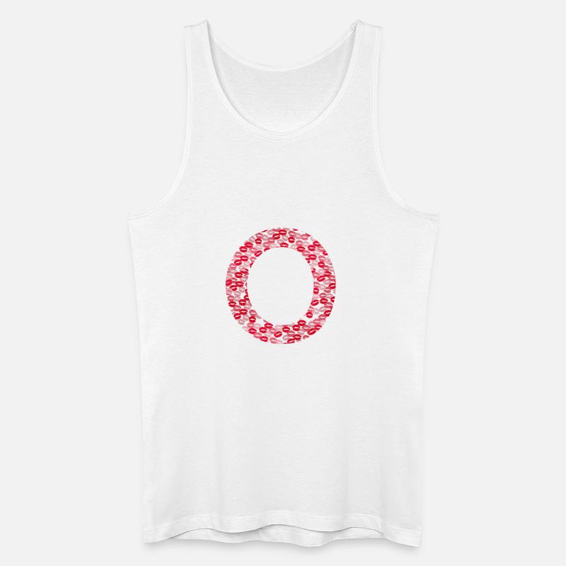 Buchstabe O - Erstes Geschenk - Männer Bio Tank Top - Weiß