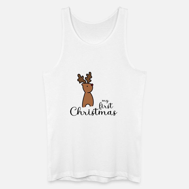 my first christmas design - Männer Bio Tank Top - Weiß