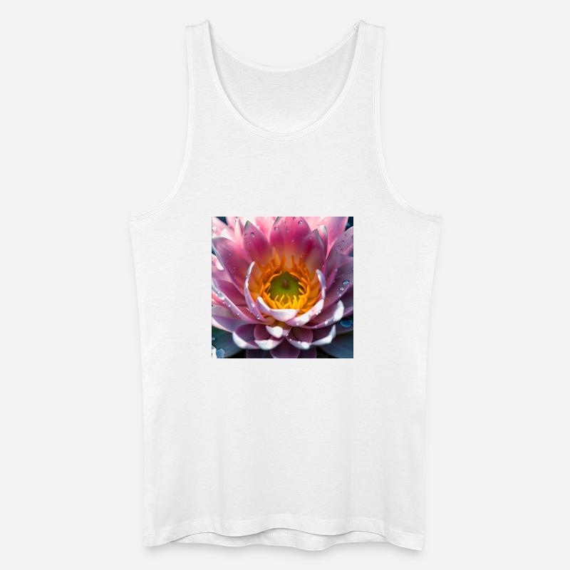 Åkande - Økologisk tanktop til mænd - hvid