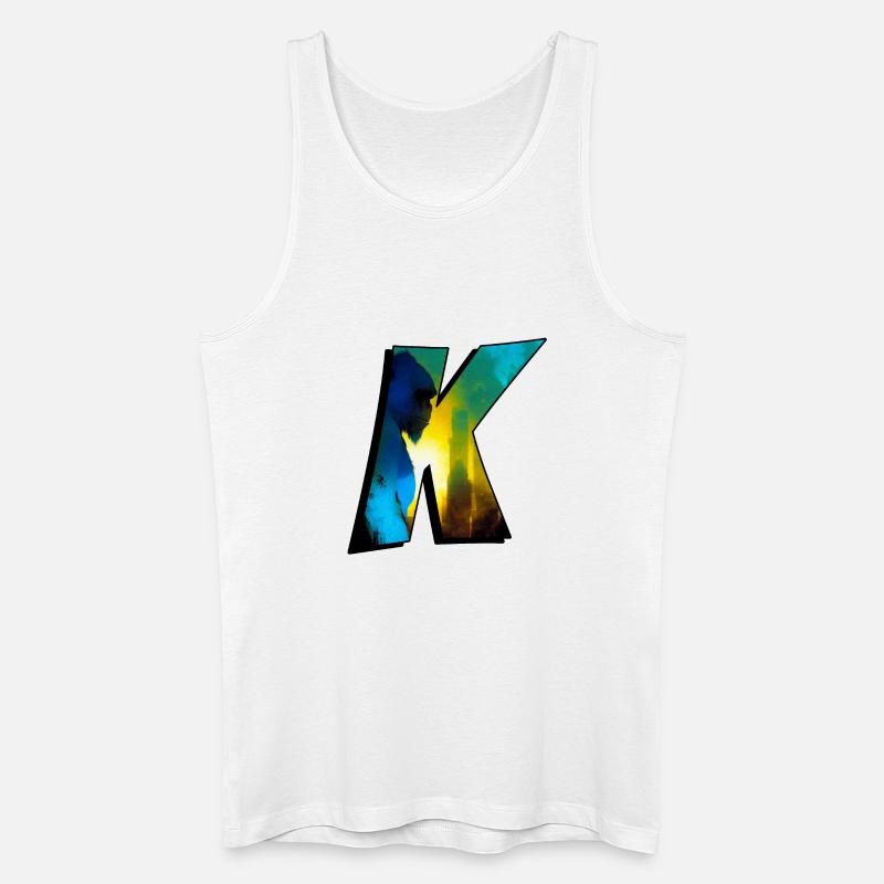 Gorilla 01 - K2 - Männer Bio Tank Top - Weiß