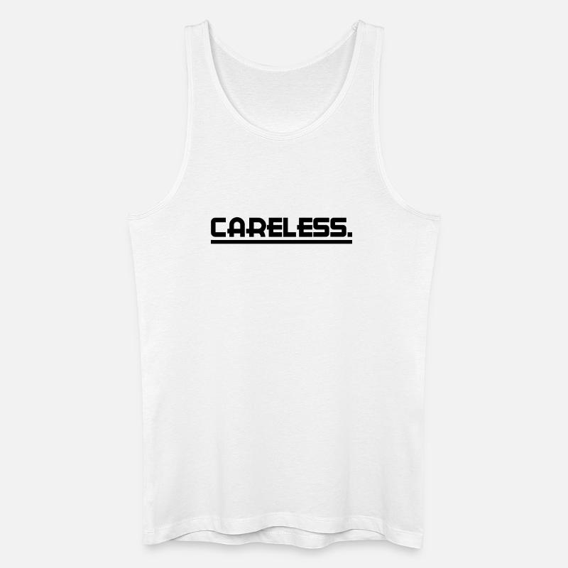 Ist Mir Egal Statement Haltung Gleichgültig - Männer Bio Tank Top - Weiß
