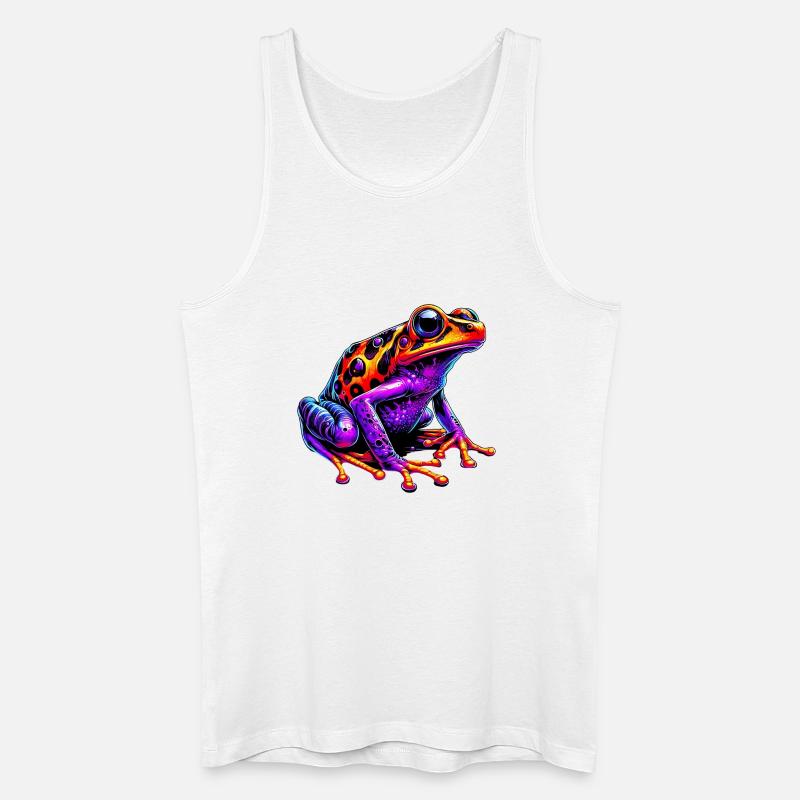 Frosch - Männer Bio Tank Top - Weiß