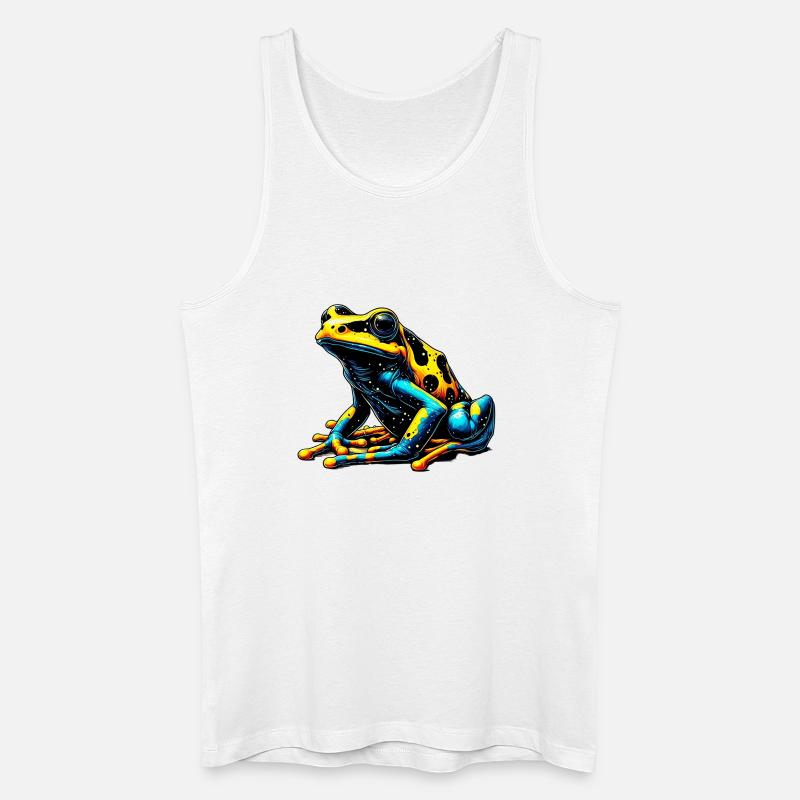Frø - Økologisk tanktop til mænd - hvid