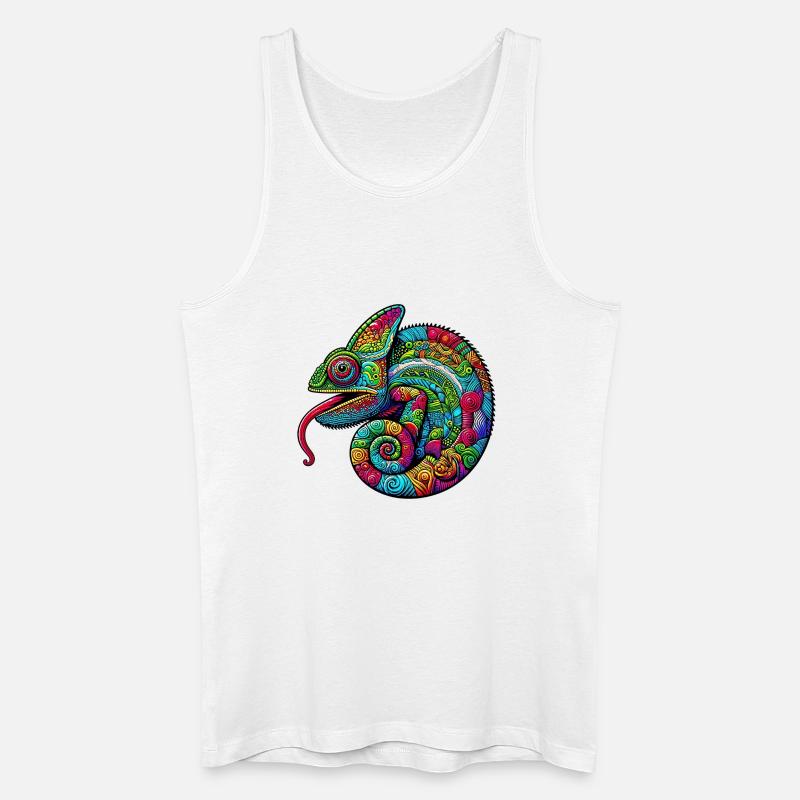 Caméléon - Débardeur bio Homme - blanc
