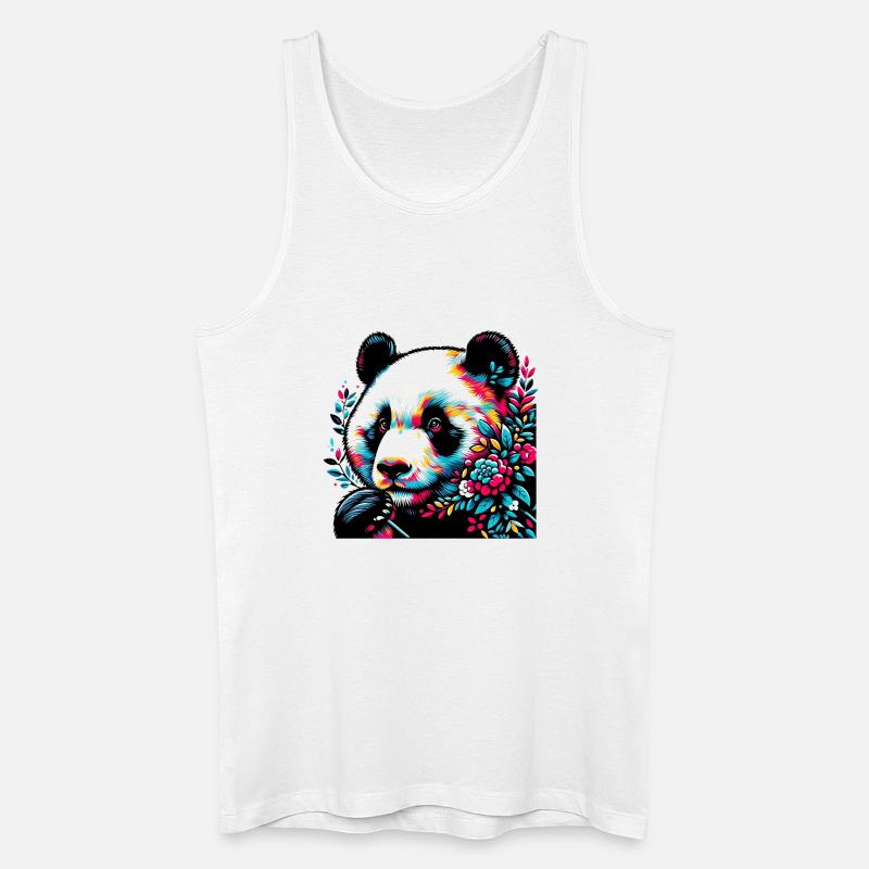 Panda - Débardeur bio Homme - blanc