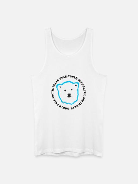 Eisbär 4 - Männer Bio Tank Top - Weiß