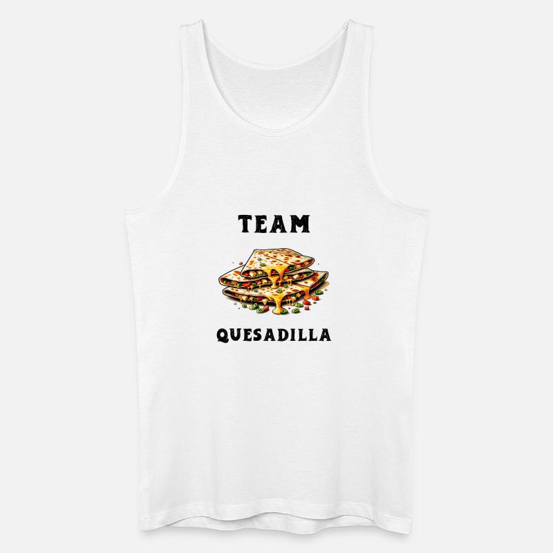 Team Quesadilla Mexiko - Männer Bio Tank Top - Weiß