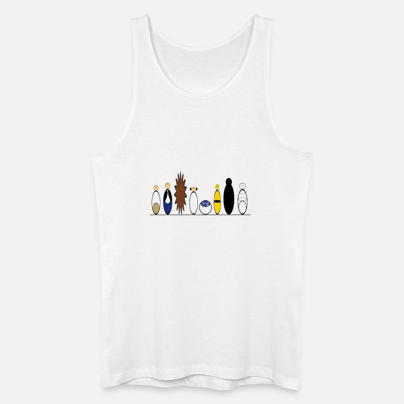 Hope Crew - Männer Bio Tank Top - Weiß