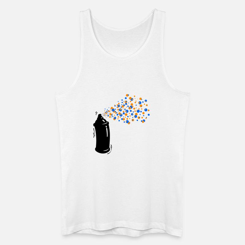 Wildstyle Sprayer Graffti Spraydose Strassenkunst - Männer Bio Tank Top - Weiß