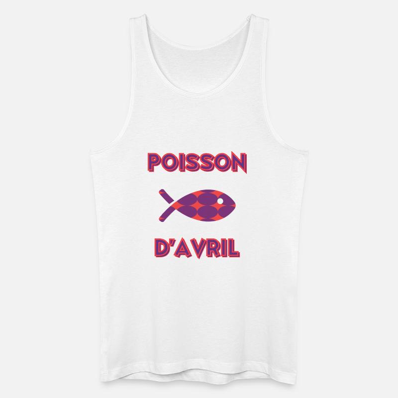 APRILSCHERZ - Männer Bio Tank Top - Weiß