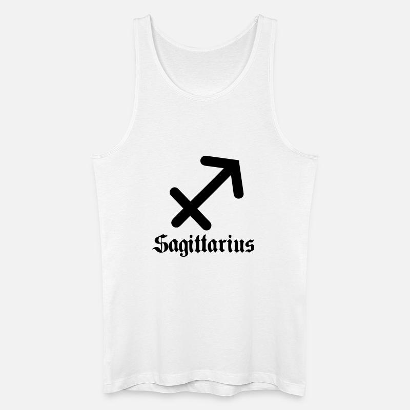 Boogschutter Schütze - Männer Bio Tank Top - Weiß