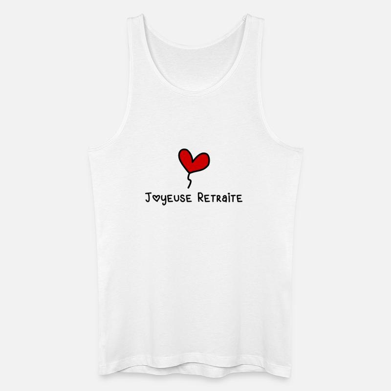RUHESTAND - Männer Bio Tank Top - Weiß
