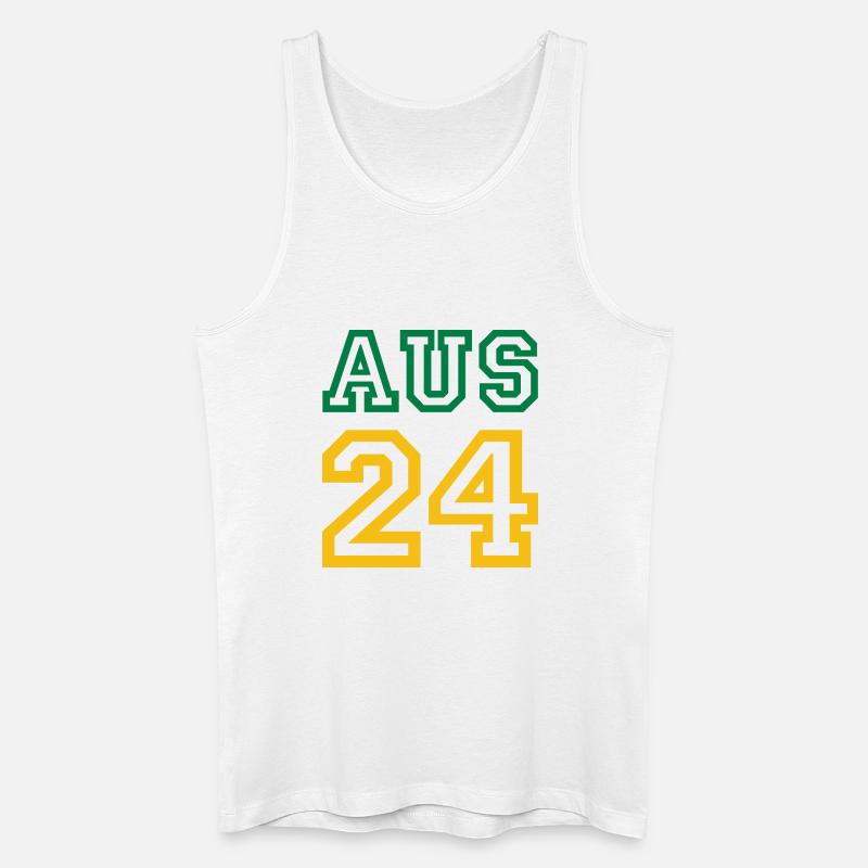 Australia Australien - Männer Bio Tank Top - Weiß