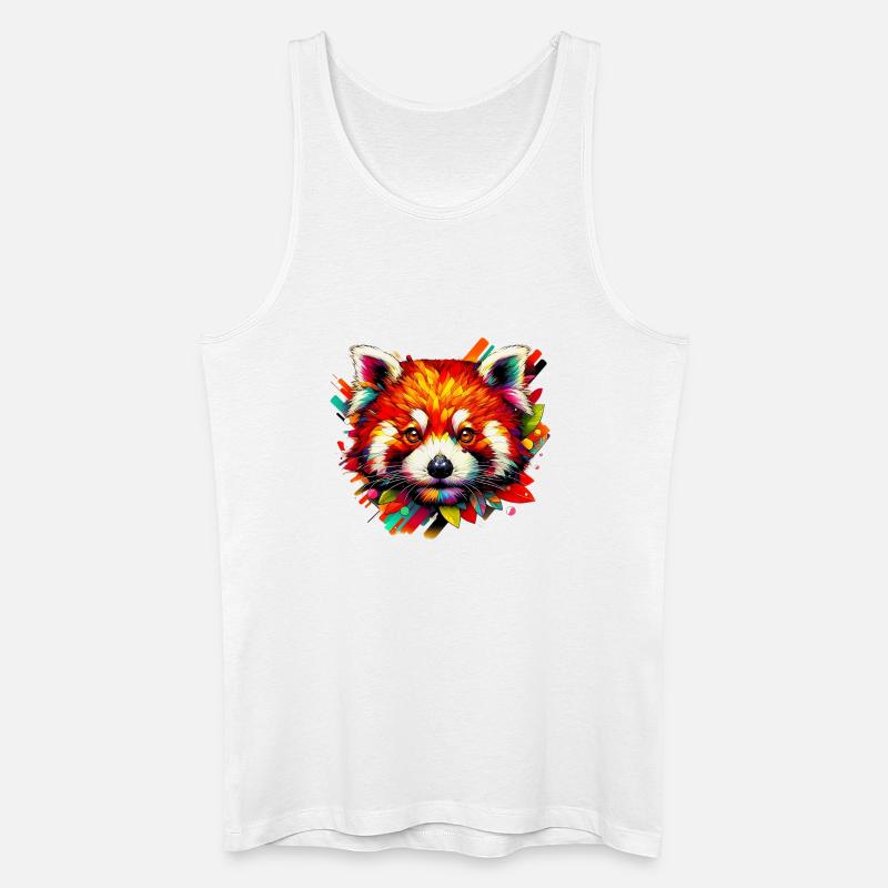 Kleiner Panda - Männer Bio Tank Top - Weiß