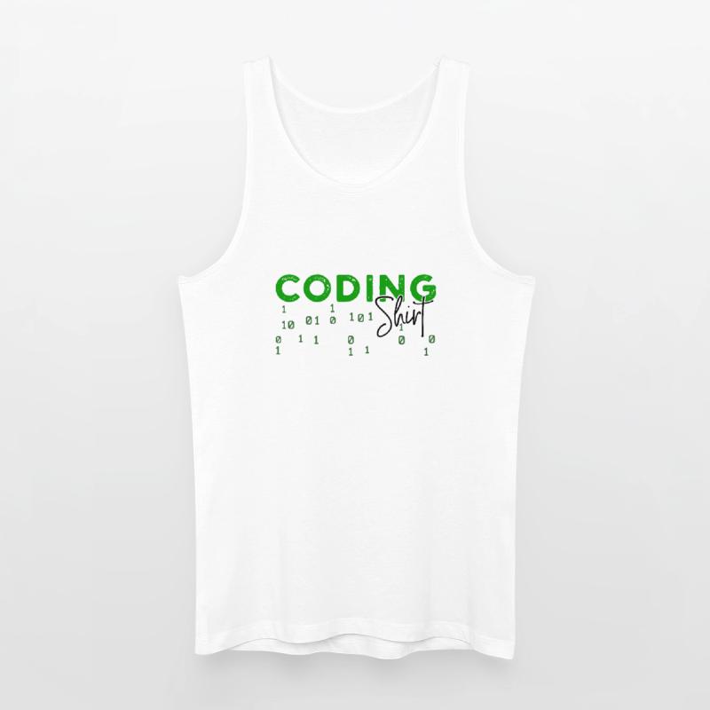 Coden Developer Programmer Web Developer Saying Men’s Organic Tank Top