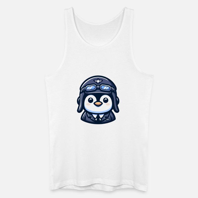 Flug der Eispiloten - Männer Bio Tank Top - Weiß