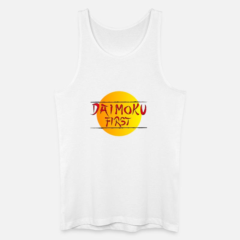 Daimoku First - Männer Bio Tank Top - Weiß
