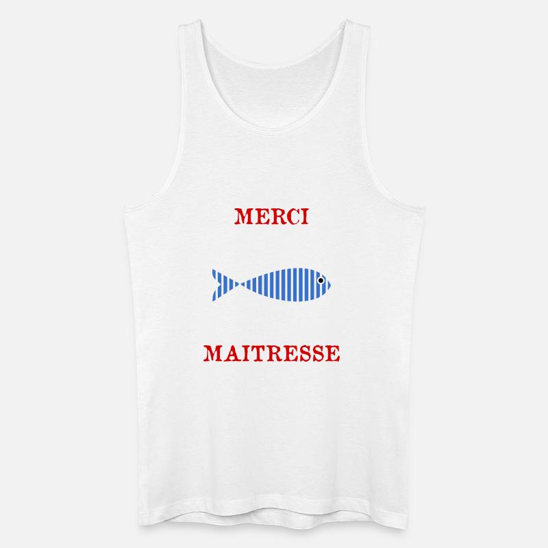 DANKE HERRIN - Männer Bio Tank Top - Weiß