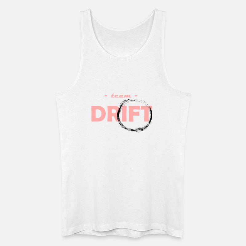 Team Drift Rose - Männer Bio Tank Top - Weiß