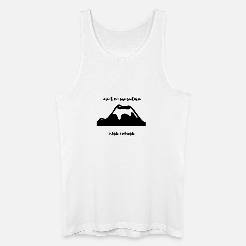 mountain - Männer Bio Tank Top - Weiß