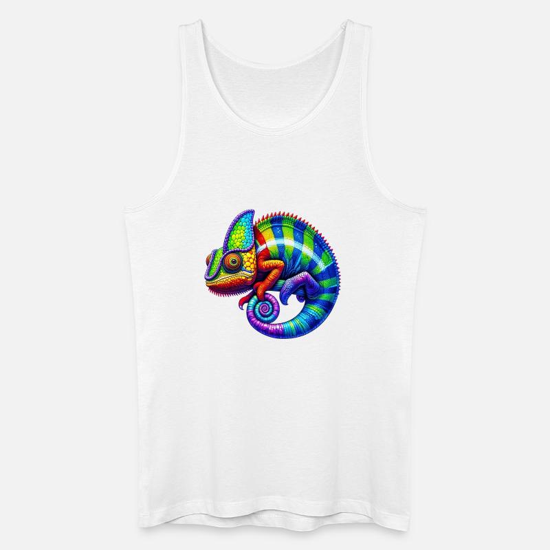 Caméléon - Débardeur bio Homme - blanc