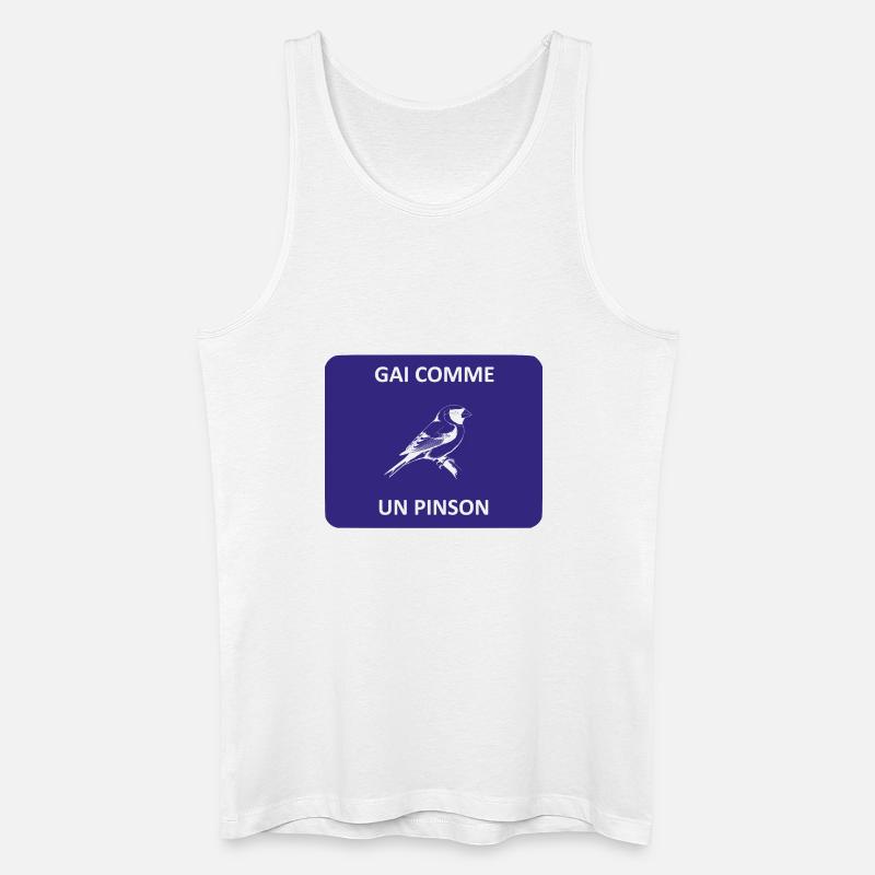 Fink - Männer Bio Tank Top - Weiß
