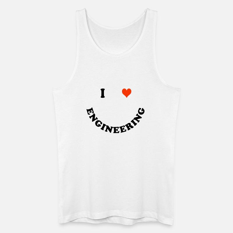 Engineer - Men’s Organic Tank Top - white