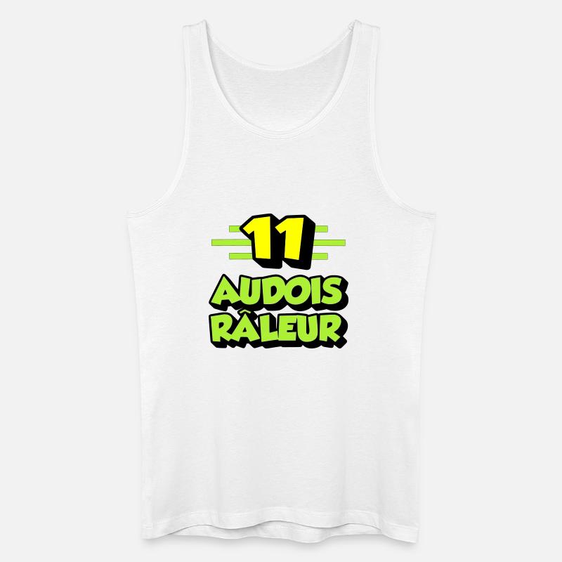 Beschwerdender Audois - Männer Bio Tank Top - Weiß