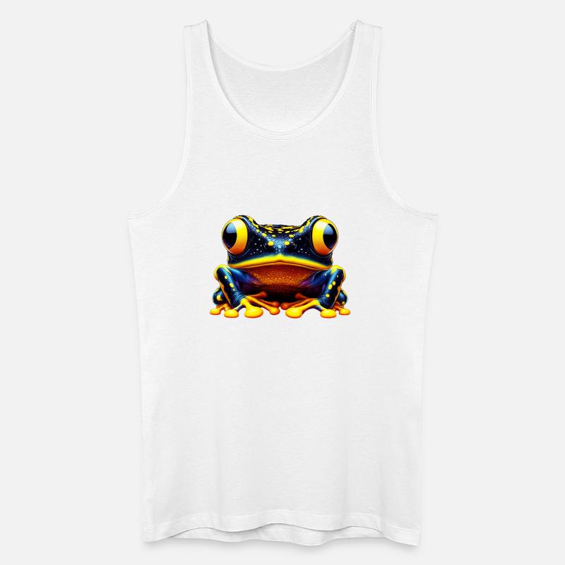 Frosch - Männer Bio Tank Top - Weiß