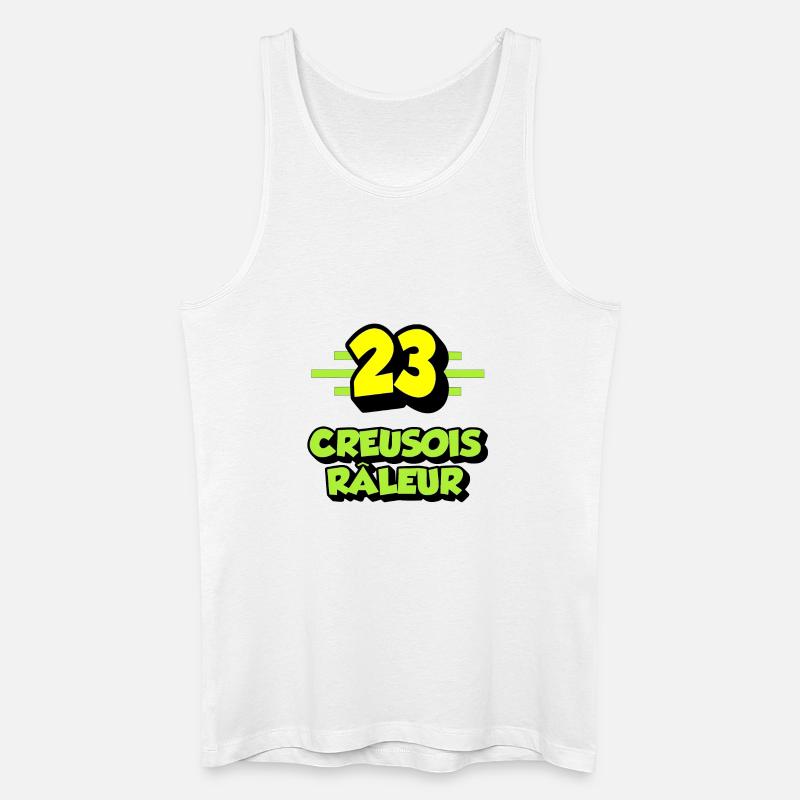 Klagende Creuse - Männer Bio Tank Top - Weiß