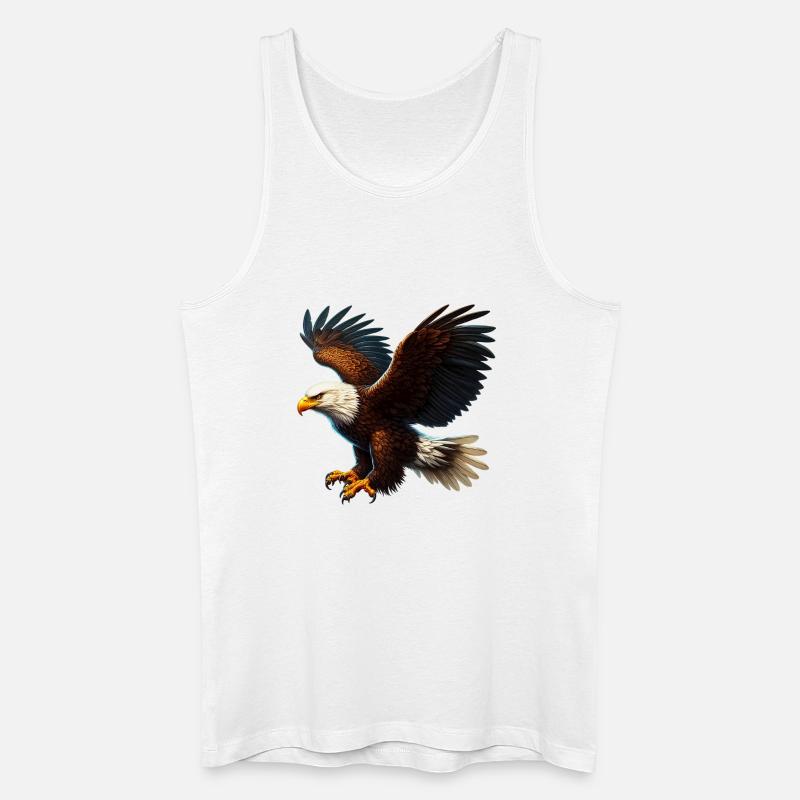 Eagle - Men’s Organic Tank Top - white