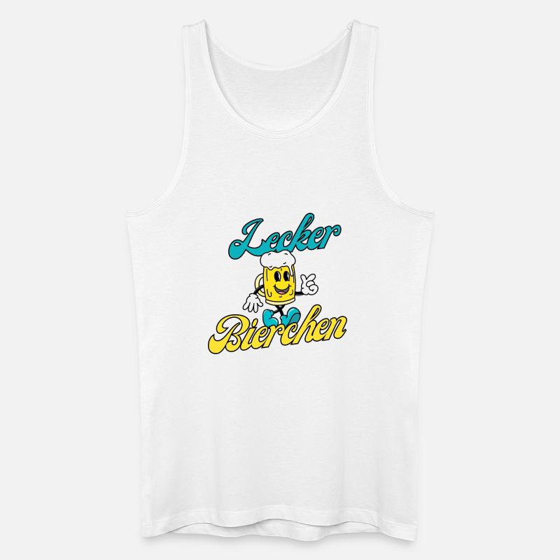Lecker Bierchen - Männer Bio Tank Top - Weiß
