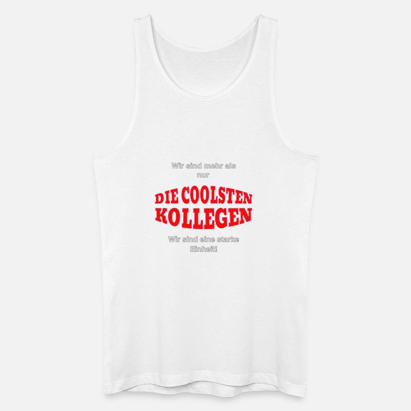 Gemeinsam Stark – starke Einheit - Männer Bio Tank Top - Weiß