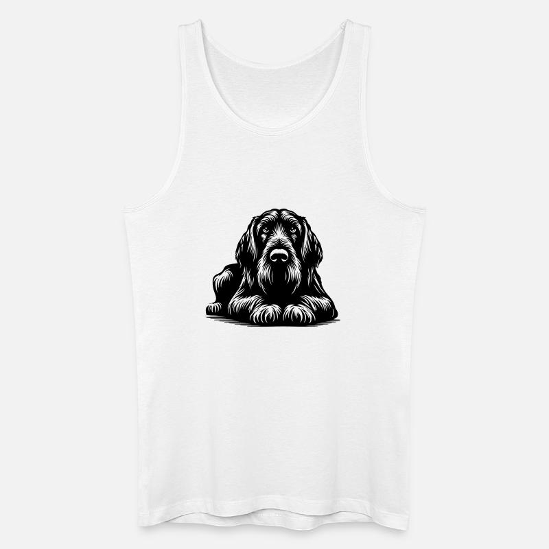 Spinone Italiano - Männer Bio Tank Top - Weiß