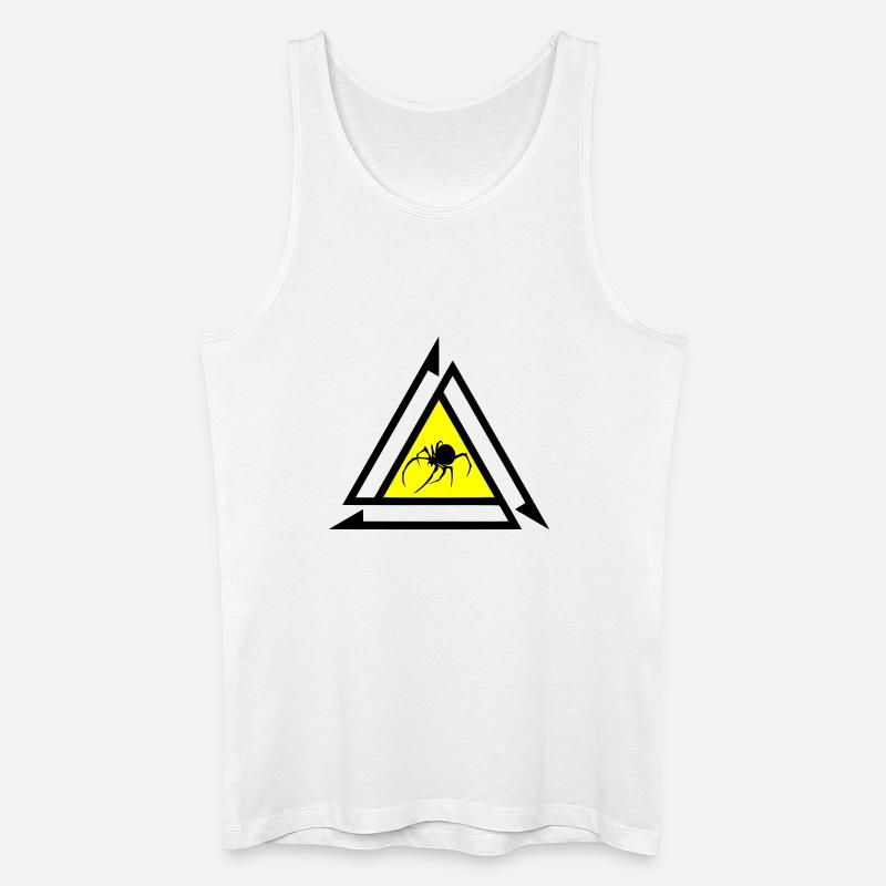 Spinne - Männer Bio Tank Top - Weiß