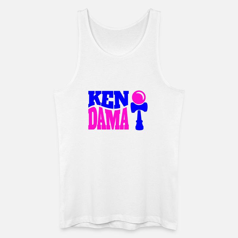 Kendama (2-Farbig) v2 - Männer Bio Tank Top - Weiß