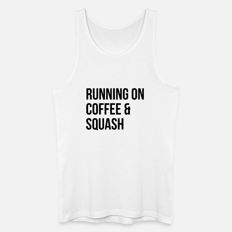 quetschen - Männer Bio Tank Top - Weiß