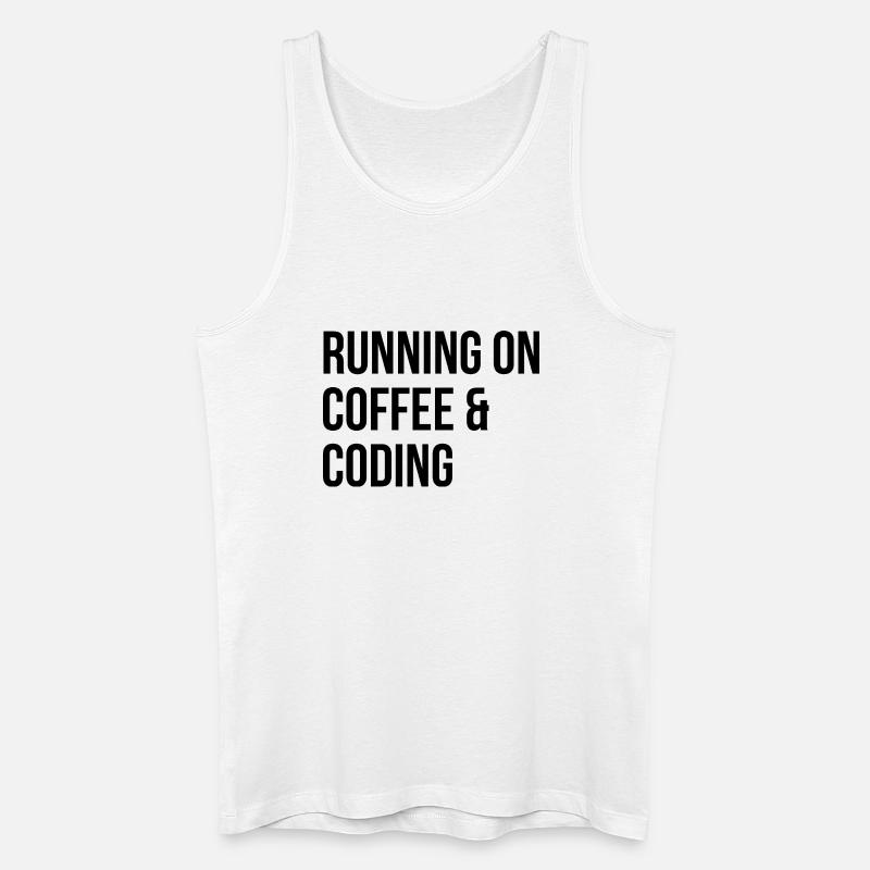 Codierung Codierung Codierung - Männer Bio Tank Top - Weiß