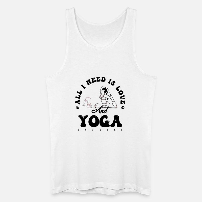 Mitternachts-Nickerchen-Silhouette - Männer Bio Tank Top - Weiß