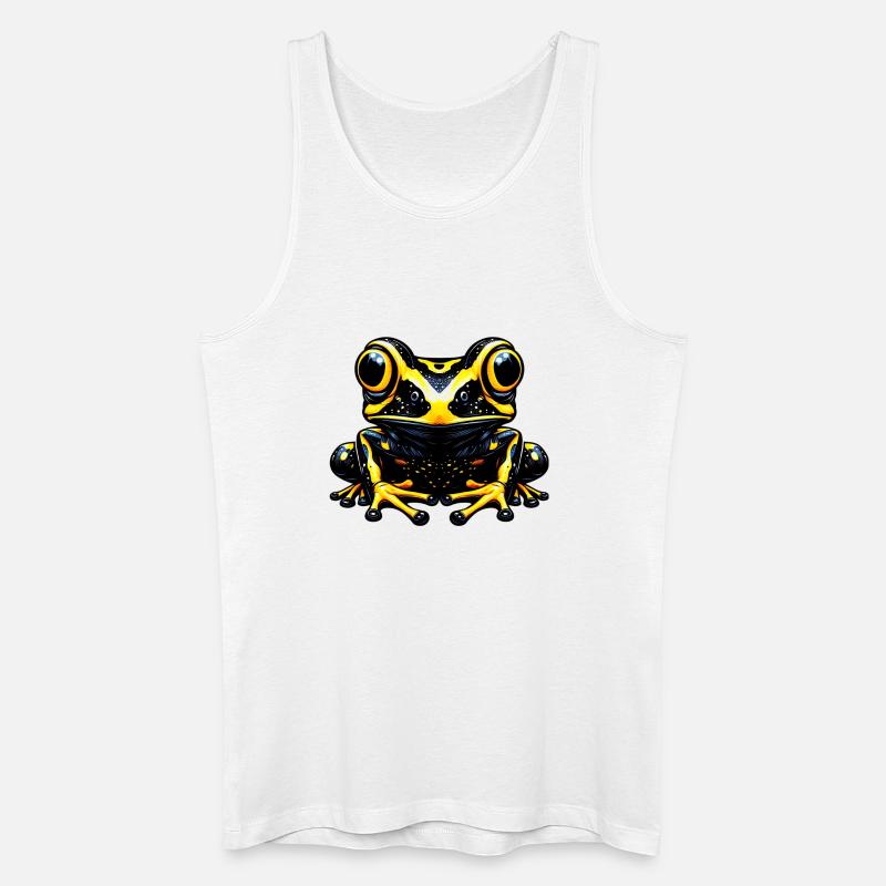 Frosch - Männer Bio Tank Top - Weiß