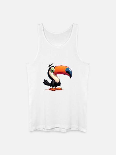 Toucan - Men’s Organic Tank Top - white