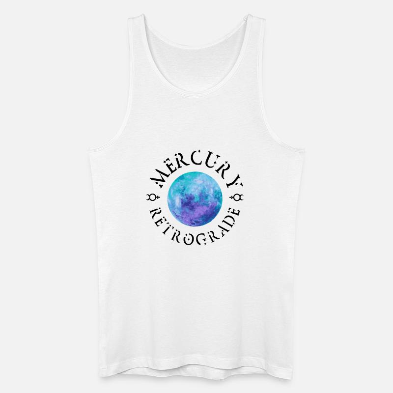Mercury Retrograde - Männer Bio Tank Top - Weiß