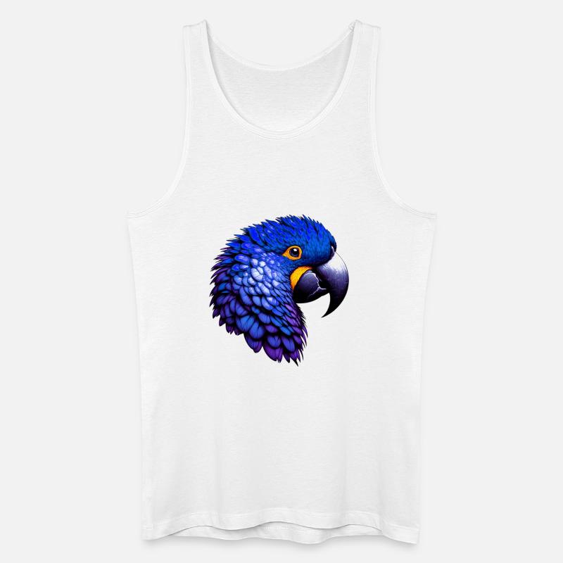 Papagei - Männer Bio Tank Top - Weiß