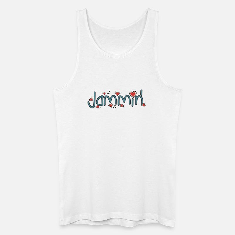 Jammin' - Débardeur bio Homme - blanc