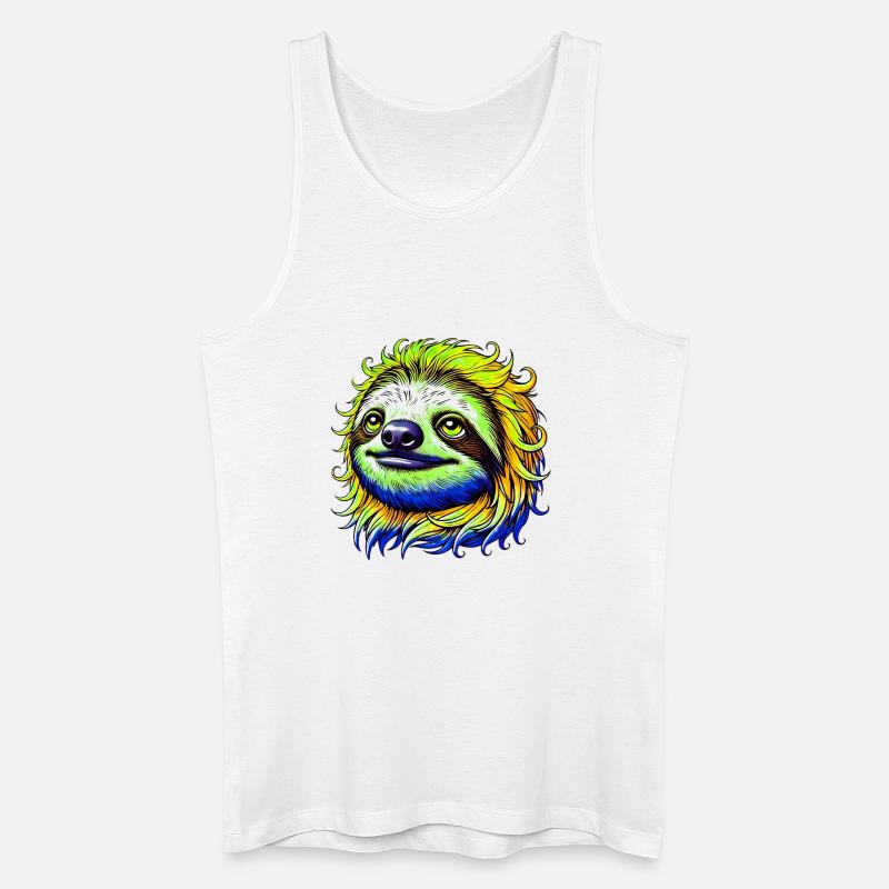 Dovendyr - Økologisk tanktop til mænd - hvid