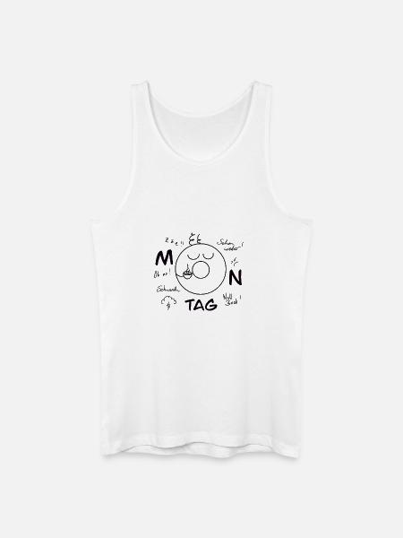 Monday Blues - Men’s Organic Tank Top - white