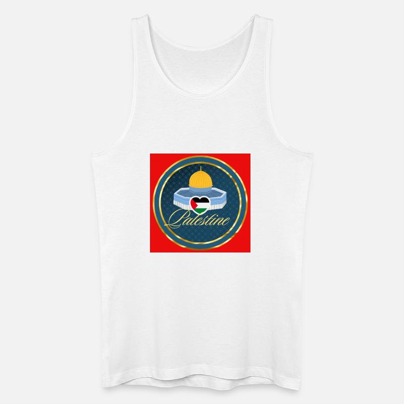 Palästina - Männer Bio Tank Top - Weiß