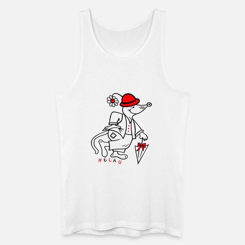 Fasching - Männer Bio Tank Top - Weiß