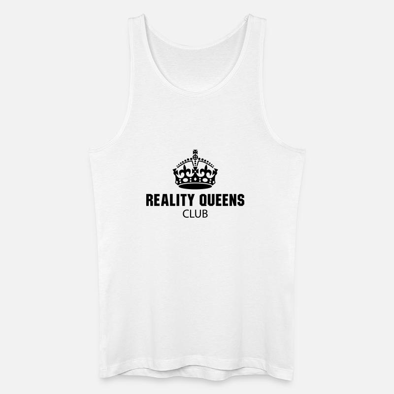 Reality Queens Club - Männer Bio Tank Top - Weiß